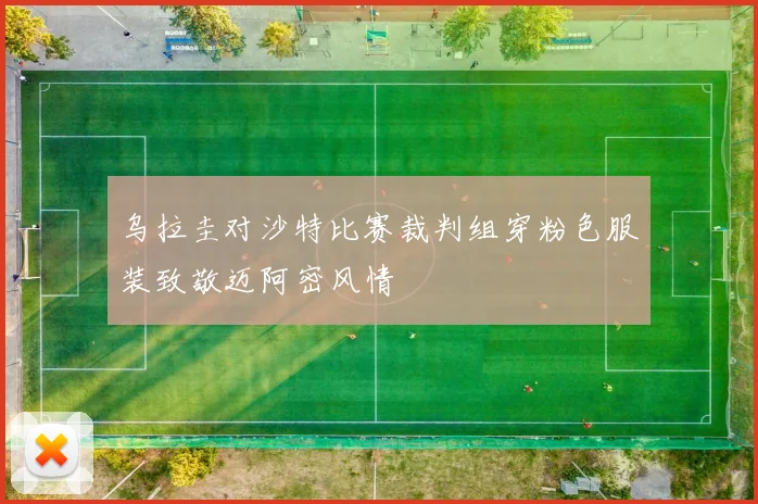 乌拉圭对沙特比赛裁判组穿粉色服装致敬迈阿密风情