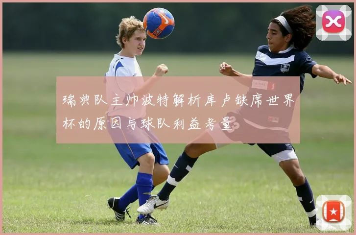 瑞典队主帅波特解析库卢缺席世界杯的原因与球队利益考量